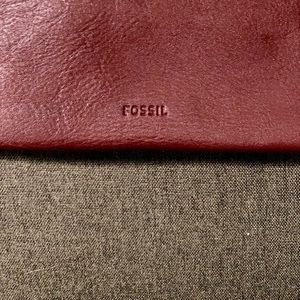 Burgundy FOSSIL Convertible Shoulder Sling Bag